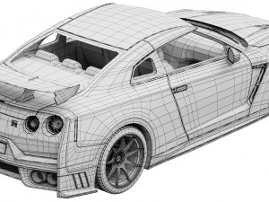 Nissan GT-R Nismo 2024 3D Model