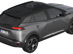 Peugeot e-2008 2024 3D Model