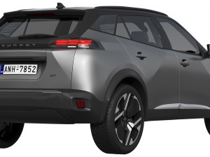 Peugeot e-2008 2024 Model 3D