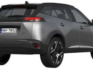 Peugeot e-2008 2024 3D Model