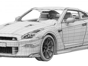 Nissan GT-R 2024 3D Model
