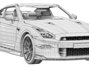 Nissan GT-R 2024 3D Model