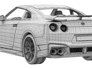 Nissan GT-R 2024 3D Model