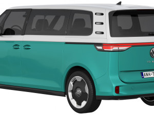 Volkswagen ID Buzz LWB 2023 3D Модель
