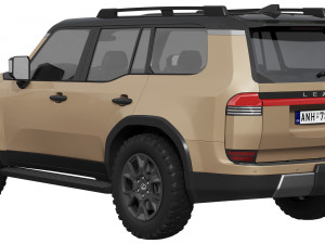 Lexus GX Overtrail 2024 3D Model