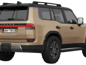 Lexus GX Overtrail 2024 3D Model