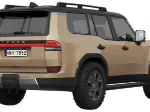 Lexus GX Overtrail 2024 3D Model