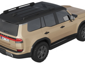 Lexus GX Overtrail 2024 3D Model