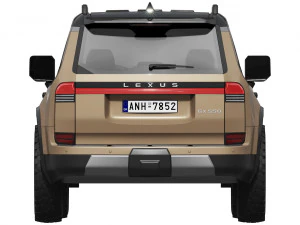 Lexus GX Overtrail 2024 3D Model