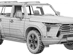Lexus GX Overtrail 2024 3D Model