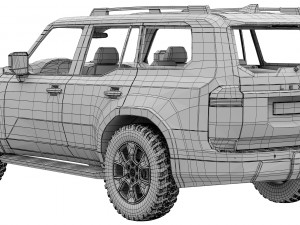 Lexus GX Overtrail 2024 3D Model