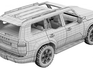 Lexus GX Overtrail 2024 3D Model