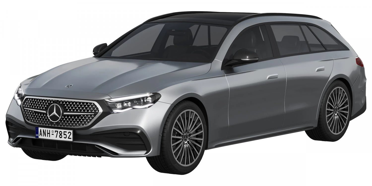 Mercedes-Benz E-Class Estate 2023 3D Model .c4d .max .obj .3ds .fbx .stl .blend 