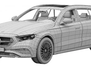 Mercedes-Benz E-Class Estate 2023 3D Model