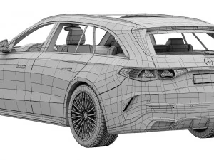 Mercedes-Benz E-Class Estate 2023 3D Model