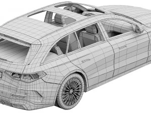 Mercedes-Benz E-Class Estate 2023 3D Model