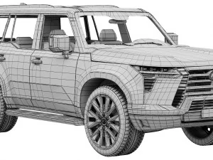 Lexus GX 2024 3D Model