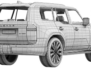 Lexus GX 2024 3D Model