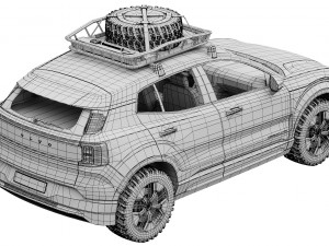 Volvo EX30 Cross Country 3D Model