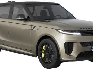 Land Rover Range Rover Sport SV 2024 Model 3D