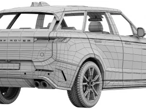 Land Rover Range Rover Sport SV 2024 3D Model