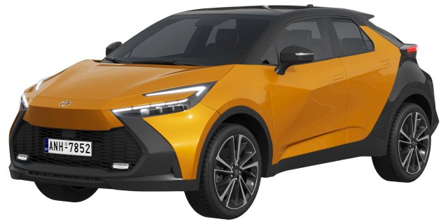 Toyota C-HR 2024 3D मॉडल .c4d .max .obj .3ds .fbx .stl .blend 