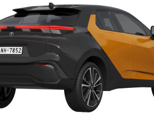 Toyota C-HR 2024 3D मॉडल