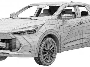 Toyota C-HR 2024 3D मॉडल
