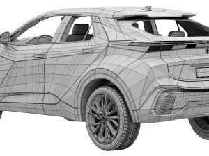 Toyota C-HR 2024 3D मॉडल