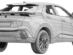 Toyota C-HR 2024 3D मॉडल
