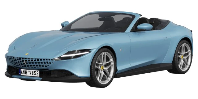 Ferrari Roma Spider 3D Модель .c4d .max .obj .3ds .fbx .stl .blend 