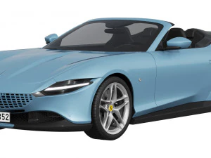 Ferrari Roma Spider 3D Model