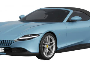 Ferrari Roma Spider 3D Модель