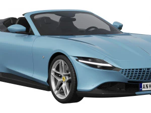 Ferrari Roma Spider 3D Модель
