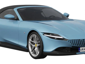 Ferrari Roma Spider 3D Модель