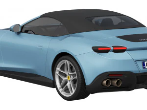 Ferrari Roma Spider 3D Модель