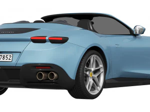 Ferrari Roma Spider 3D Модель