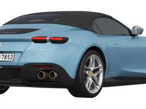 Ferrari Roma Spider 3D Модель