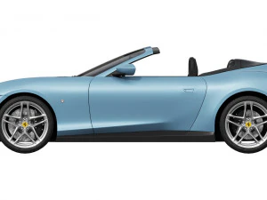 Ferrari Roma Spider 3D Модель