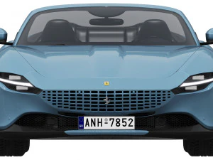 Ferrari Roma Spider 3D Модель