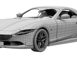 Ferrari Roma Spider 3D Модель