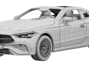 Mercedes-Benz CLE Coupe 3D Model