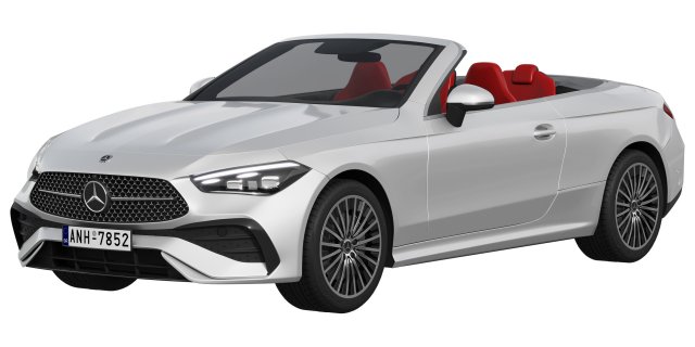 Mercedes-Benz CLE Cabriolet 3D Model .c4d .max .obj .3ds .fbx .stl .blend