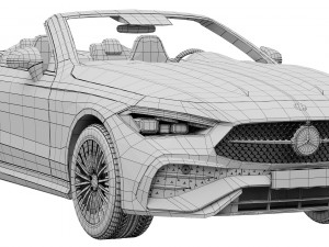 Mercedes-Benz CLE Cabriolet 3D Model