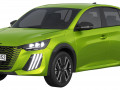 Peugeot e-208 2024 3D 모델