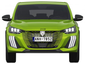 Peugeot e-208 2024 3D Model