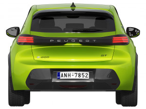 Peugeot e-208 2024 3D Model