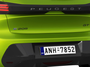 Peugeot e-208 2024 3D Model