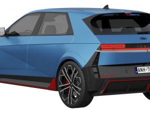 Hyundai Ioniq 5 N 3D 모델