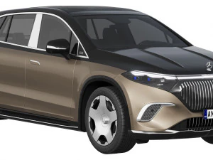 Mercedes-Benz EQS SUV Maybach 3D Model